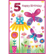 Age 5 Girl C50 Card SE31158