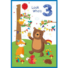 Age 3 Boy C50 Card SE31163