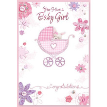 Baby Girl Cards C50 SE31175