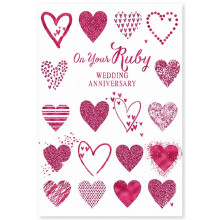 Your Ruby Anniversary Trad C50 Card SE31179