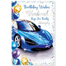 Husband Birthday Trad Cars C50 Card SE31182