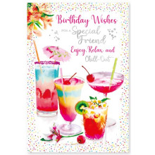 Special Friend Female Cocktails C50 Card SE31186