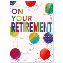 Retirement Glitter C50 Card SE31208