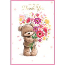 Thank You Female Cute C50 Card SE31229