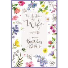 Wife Birthday Trad C50 Card SE31231
