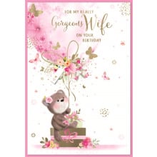 Wife Birthday Cute C50 Card SE31234