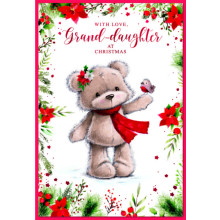 JXC1977 Grand-daughter Cute C50 Christmas Card SE31307