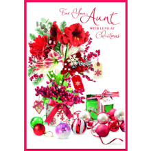 JXC1933 Aunt Trad C50 Christmas Card SE31310