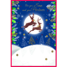 JXC2099 Son & Partner Trad C50 Christmas Card SE31320