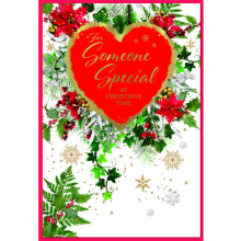 JXC2042 Someone Special Female Trad C50 Christmas Card SE31322