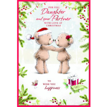 JXC2079 Daughter & Partner Cute C50 Christmas Card SE31327