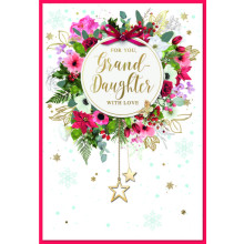 JXC1968 Grand-daughter Trad C50 Christmas Card SE31328