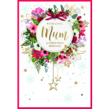 JXC1858 Mum Trad C50 Christmas Card SE31328