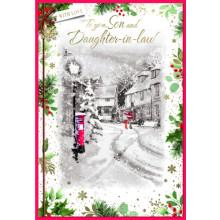 JXC2085 Son & Daughter-In-Law Trad C50 Christmas Card SE31330