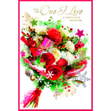 JXC2049 One I Love Female Trad C75 Christmas Card SE31343