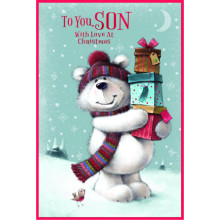 JXC1907 Son Cute C75 Christmas Card SE31347