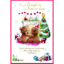 JXC2078 Daughter & Son-In-Law Cute C75 Christmas Card SE31348