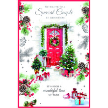 JXC2217 Special Couple Trad C75 Christmas Card SE31350