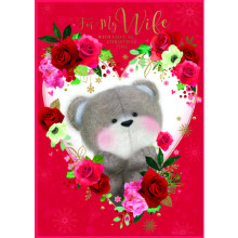 JXC1843 Wife Cute C90 Christmas Card SE31359