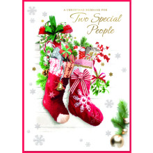 JXC2202 To Both Of You Trad C90 Christmas Card SE31364