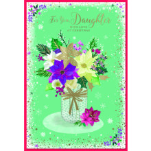 JXC1878 Daughter Trad 50 Christmas Card SE31365