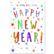 JXC1822 New Year Modern C50 Christmas Card SE31371