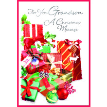 JXC2011 Grandson Trad C50 Christmas Card SE31381