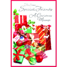 JXC2171 Special Friends Trad C50 Christmas Card SE31381