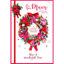 JXC1864 Mum Trad C75 Christmas Card SE31386