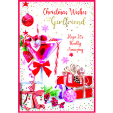 JXC2054 Girlfriend Trad C50 Christmas Card SE31401
