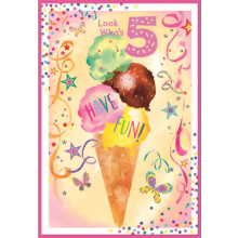 Age 5 Girl C50 Card SE31463