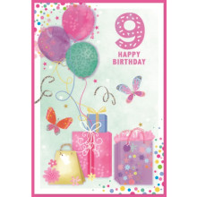 Age 9 Girl C50 Card SE31465