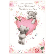 Sister & Brother-in-law Anniversary Cute C50 Card SE31474