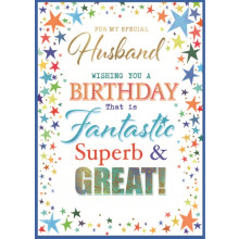 Husband Birthday Modern C90 Card SE31491