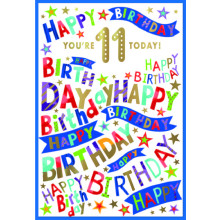 Age 11 Boy C50 Card SE31512