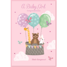 Baby Girl C50 Card SE31521