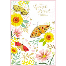 Special Friend Female Isabel's Garden Card SE31554