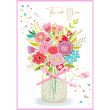 Thank You Female Isabel's Garden Card SE31561