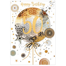 Age 50 Male Isabel's Garden Card SE31566