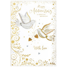 Happy Anniversary Isabel's Garden Card SE31571