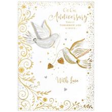 Our Anniversary Isabel's Garden Card SE31571