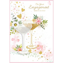 Engagement Isabel's Garden Card SE31572
