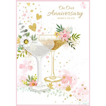 Our Anniversary Isabel's Garden Card SE31572