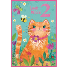 Age 2 Girl C50 Card SE31600