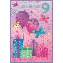 Age 9 Girl C50 Card SE31604