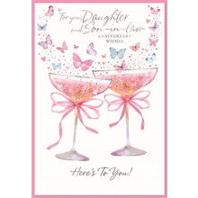 Daughter & Son-in-law Anniversary Trad C50 Card SE31620