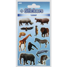 Laser Stickers Wild Animals LS42