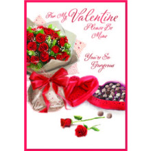 JVC0284 Open Female Trad C50 Valentine's Day Card SE31666