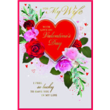 JVC0308 Wife Trad C50 Valentine's Day Card SE31671