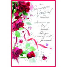 JVC0356 Someone Special Female Trad C75 Valentine's Day Card SE31680